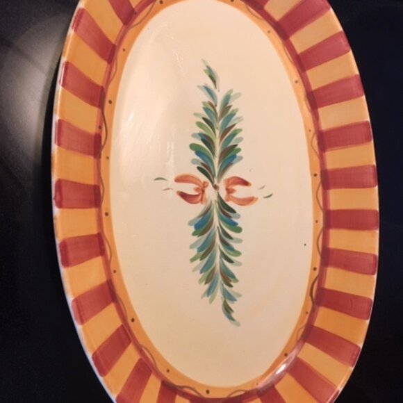 Gail Pittman Siernna 15" Platter - Picture 2 of 3